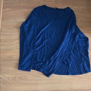 Brand new navy blue Gap linen top w/out tags XL